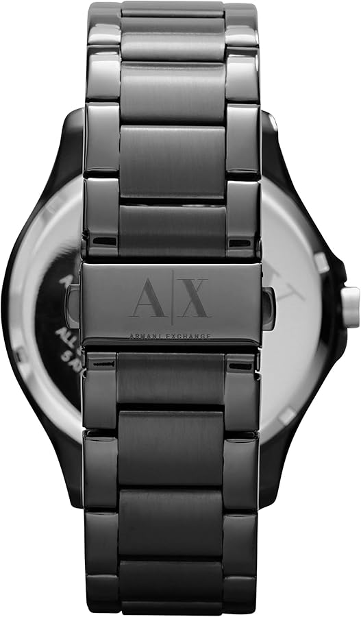 Armani Exchange Hampton AX2121 Men's Chronograph Watch – Black Dial with Black Stainless Steel Strap