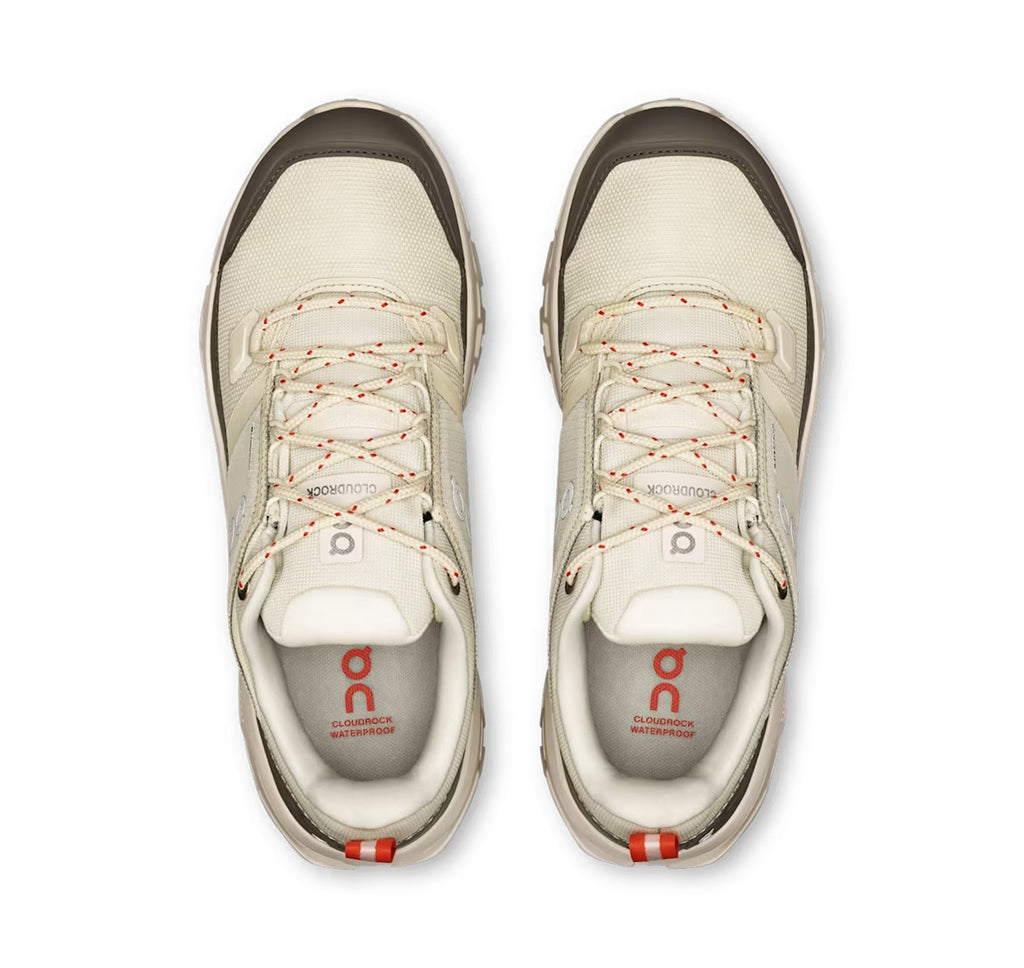 ON Women's Cloudrock Low Waterproof Ivory